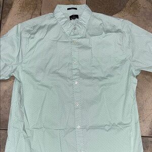 Ben Sherman Light Green Casual Button-Down Shirt
